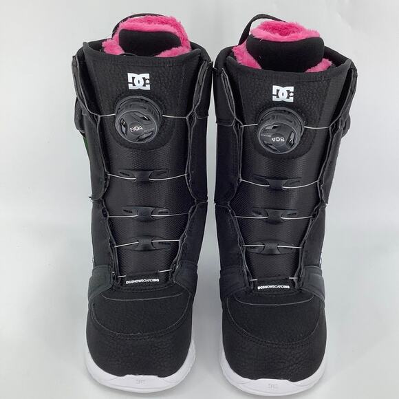 DC Women's Size 5 Black/White/Pink Lotus 2023 Step On Snowboard Boots W BR4-4 - Picture 2 of 11